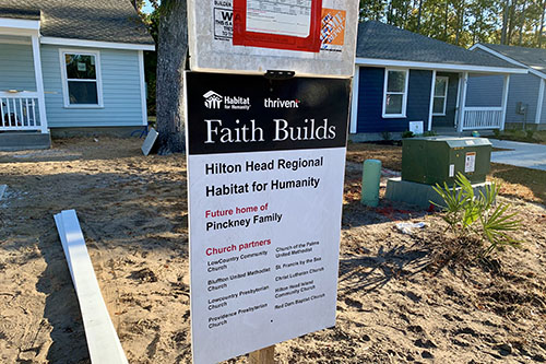 Habitat for Humanity Home Construction Sign