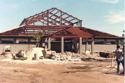 Construction of the Island Recreation Center