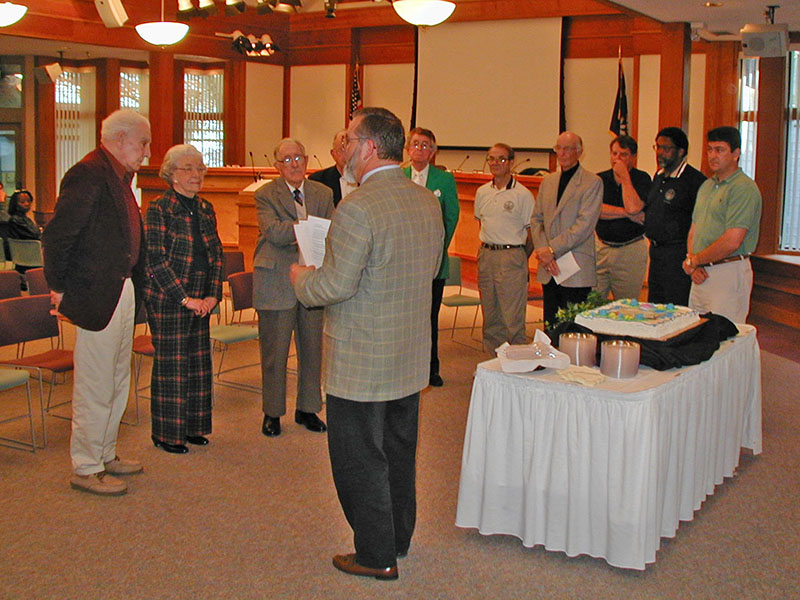 Mayors and Town Council Celebrate the Town's Land Acquisition Program